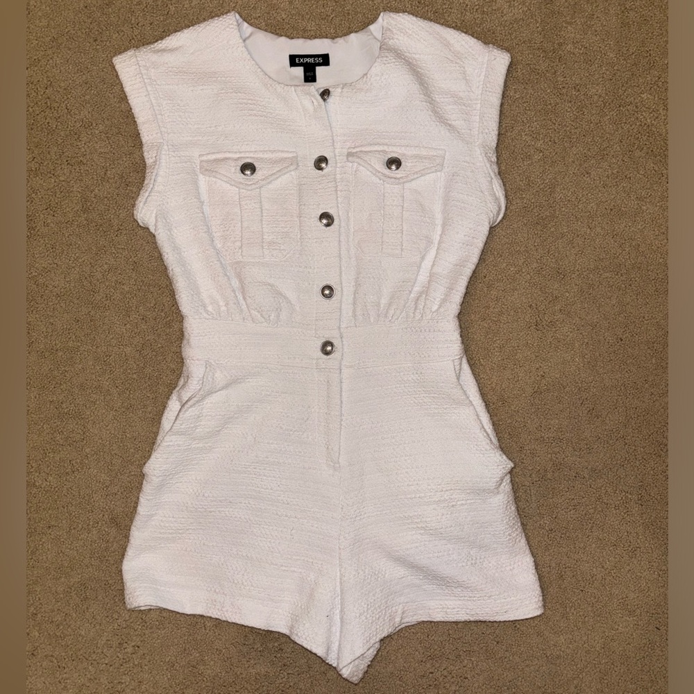 EXPRESS White Romper